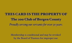 200 Club Member Card 2025 Back